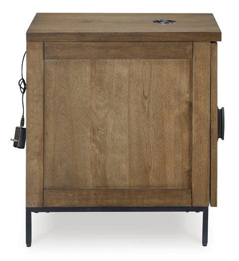 Torlanta Brown Chairside End Table T686 7 - Small Side Table for Living Room, Bedroom, Office - Perfect for Holding Lamps, Books & Drinks