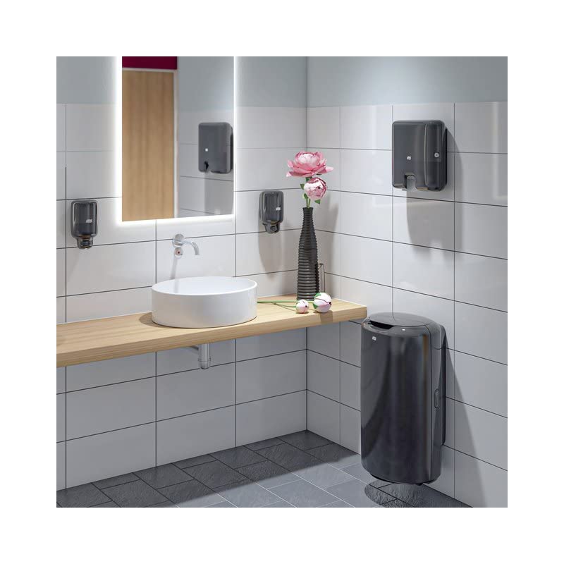 Tork Xpress Multifold Hand Towel Dispenser - Wall Mounted Black H2 | Single Sheet Dispensing | Adjustable Height | Ideal for Restaurants, Offices & Public Restrooms (Model 552008)