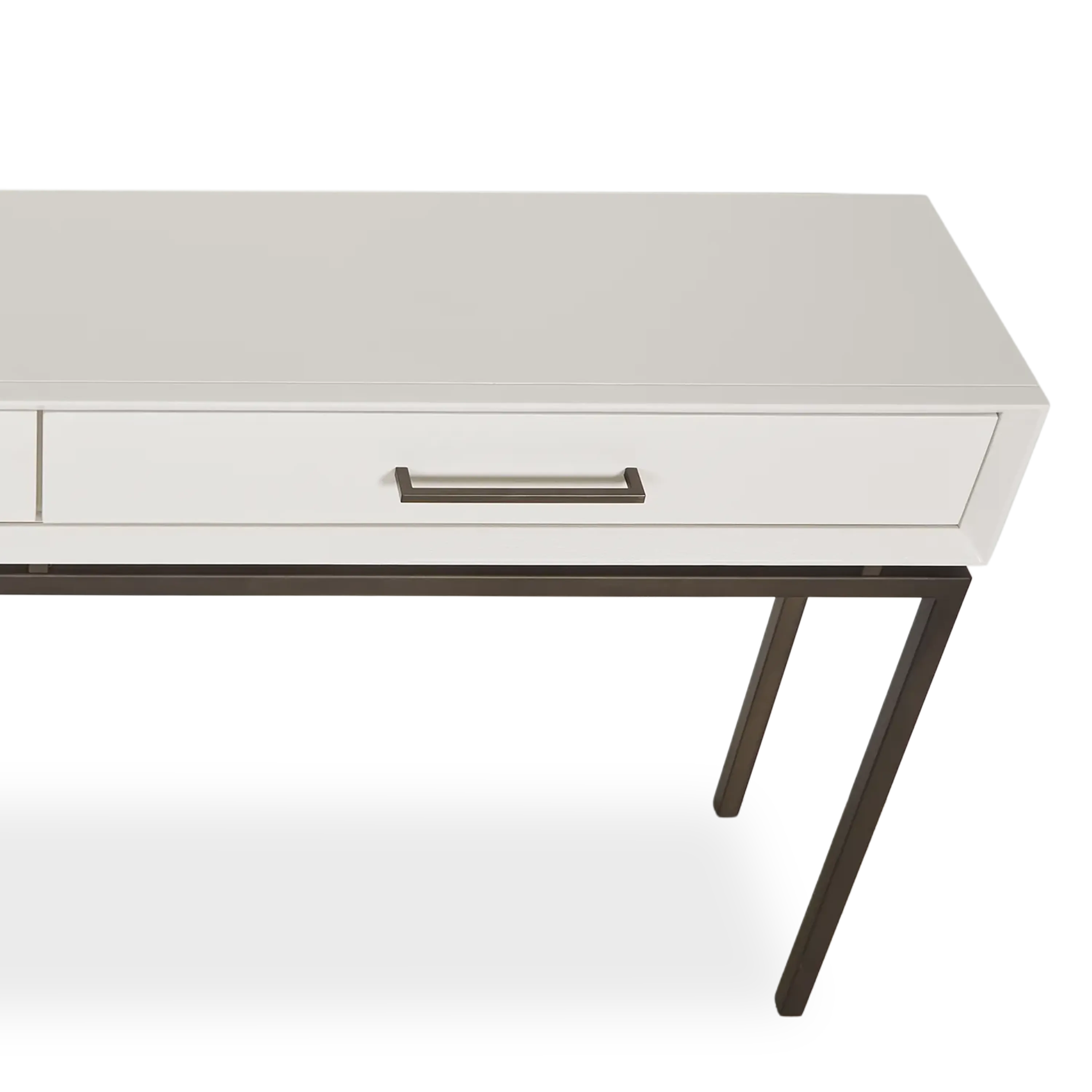 Modern Metro Large Console Table - Entryway Sofa Table with Storage Shelf for Hallway, Living Room & Bedroom Decor