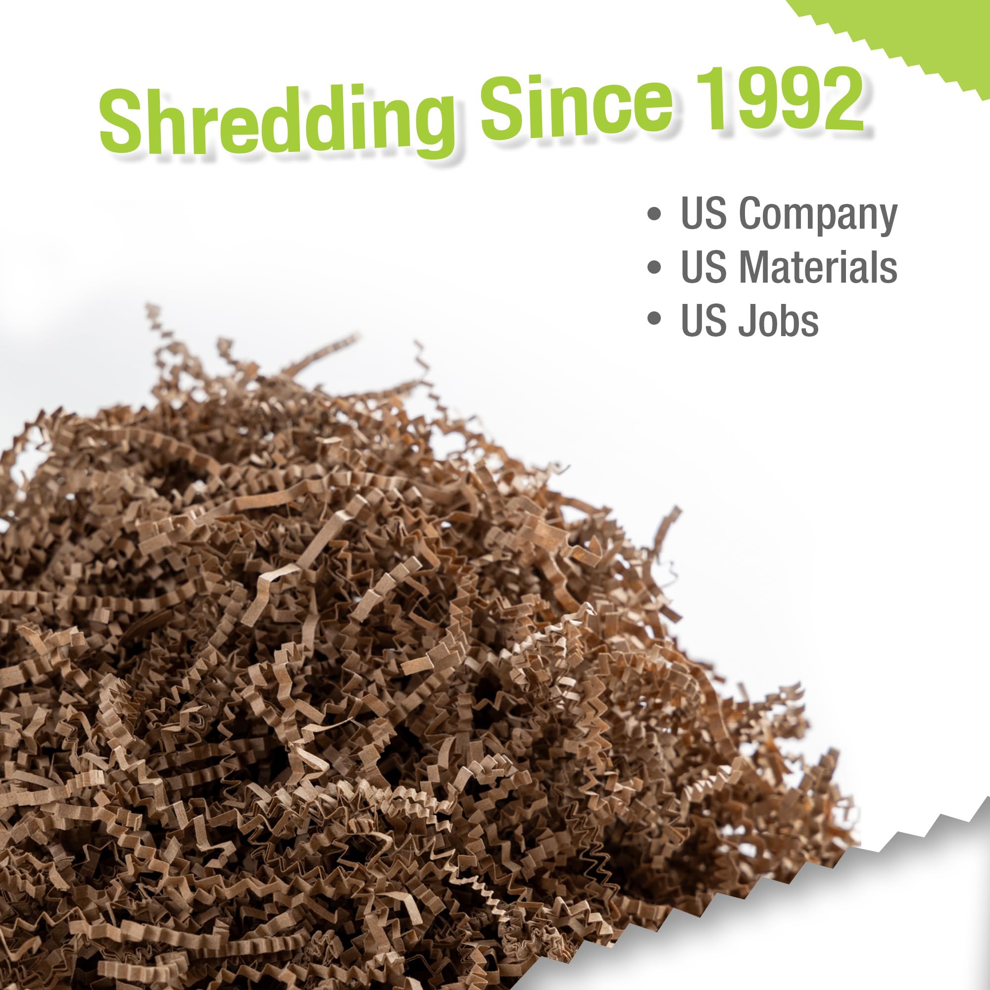 Crinkle Cut Kraft Paper Shred for Gift Baskets & Packing - Birthday, Wedding, Anniversary