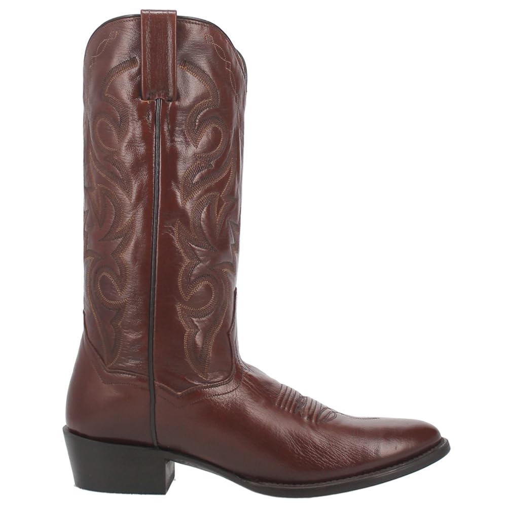 Dan Post Men's Milwaukee Round Toe Casual Boots - Mid Calf Work Boots, Brown Leather, Size 9 EW - Perfect for Outdoor Work, Hiking & Casual Wear
