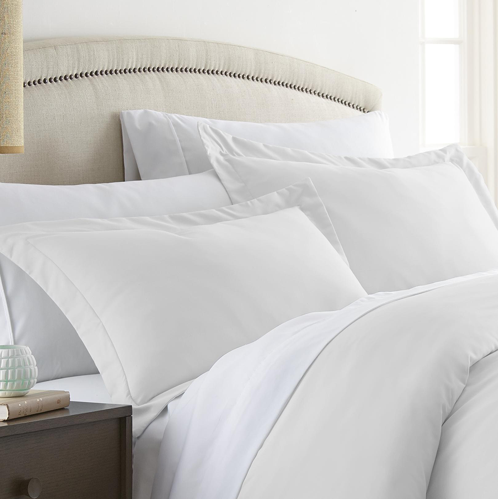 2 Piece Pillow Sham Set - Soft & Comfortable Pillow Covers for Bedroom Decor - Perfect for Queen & King Size Beds - Home & Hotel Use