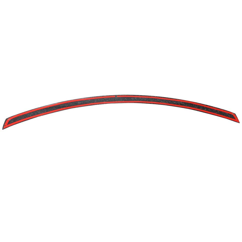 IKON MOTORSPORTS Carbon Fiber Trunk Spoiler for 2012-2025 Tesla Model S Sedan | OE Style Rear Wing | Enhances Aerodynamics & Sporty Look | Perfect for Car Enthusiasts & Performance Upgrades