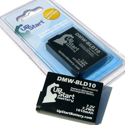 Panasonic DMW-BLD10 Replacement Battery Kit (2 Batteries + Charger) for Lumix Digital Cameras - Perfect for Travel Photography & Vlogging