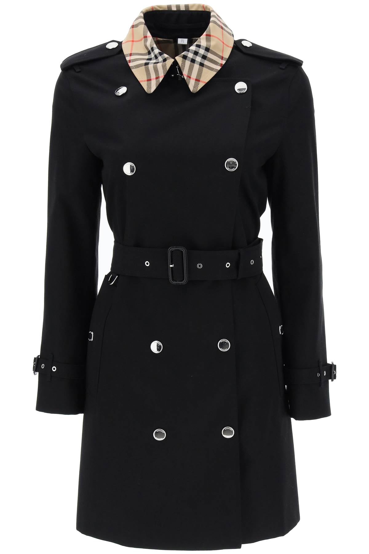 Burberry 'Montrose' Double Breasted Trench Coat for Women - Classic Waterproof Raincoat with Belt | Perfect for Business, Travel & Fall Fashion