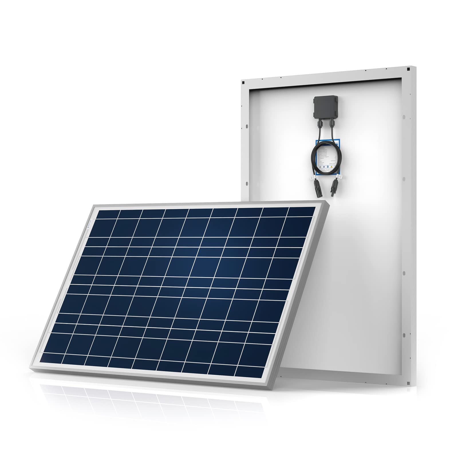 ACOPOWER 100 Watt 12 Volt Solar Panel - High Efficiency Polycrystalline PV Module for RV, Boat, Marine, Home, Farm & Off-Grid Use | Portable Solar Charger for Camping, Caravan, Rooftop & Battery Charging