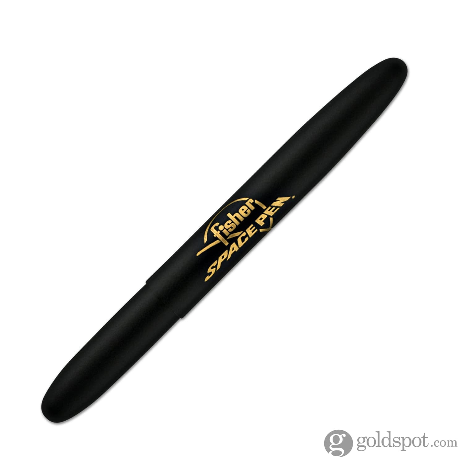 Fisher Space Pen Bullet Ballpoint Pen - Matte Black with Logo - Compact & Refillable for Everyday Carry, Travel, Outdoor Adventures & Zero Gravity Writing