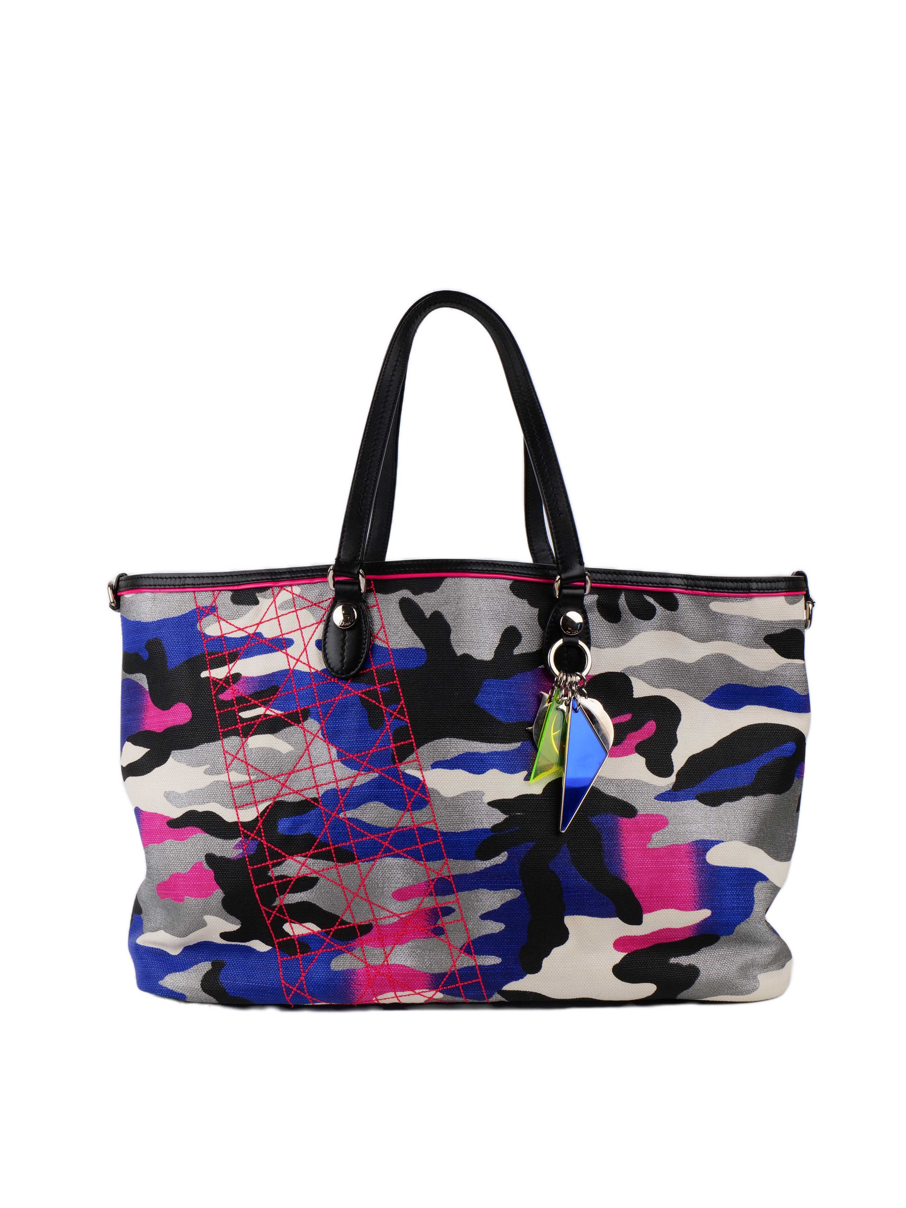 Dior x Anselm Reyle Camouflage Tote Bag - Limited Edition Designer Handbag for Women, Fashionable & Durable - Perfect for Work, Travel & Everyday Use