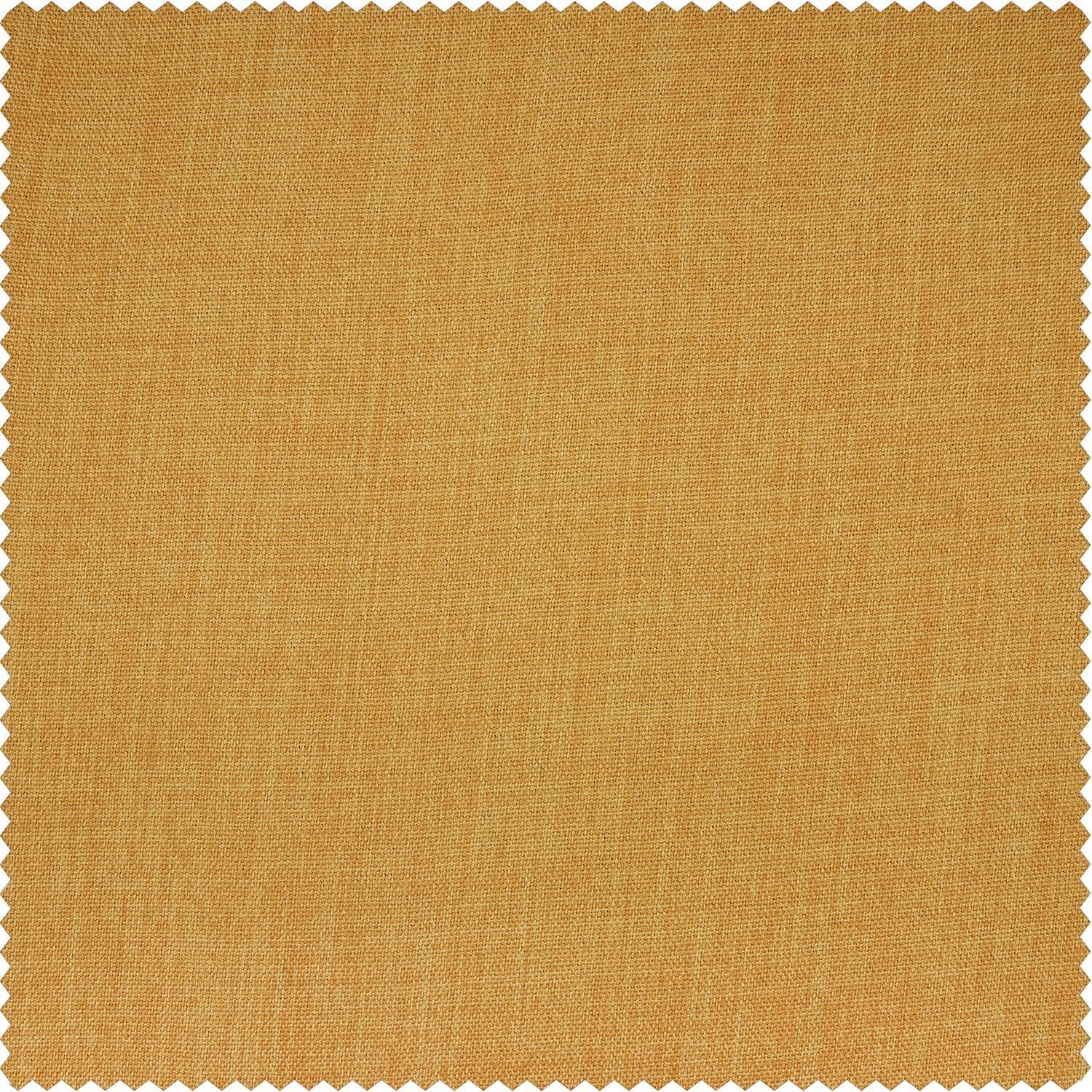 Dandelion Gold Textured Faux Linen Fabric Swatch - Premium Decorative Material for DIY Crafts, Upholstery & Home Decor Projects