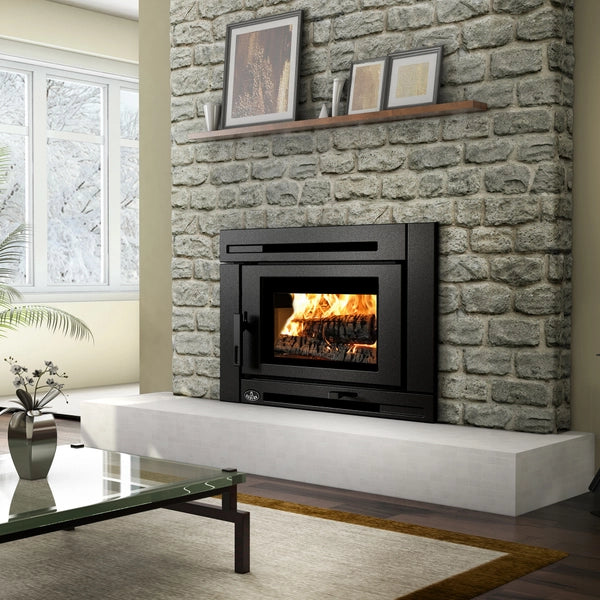 Osburn Matrix I Wood Insert Bundle - High Efficiency Fireplace Insert for Home Heating | Perfect for Living Rooms, Cabins & Winter Warmth