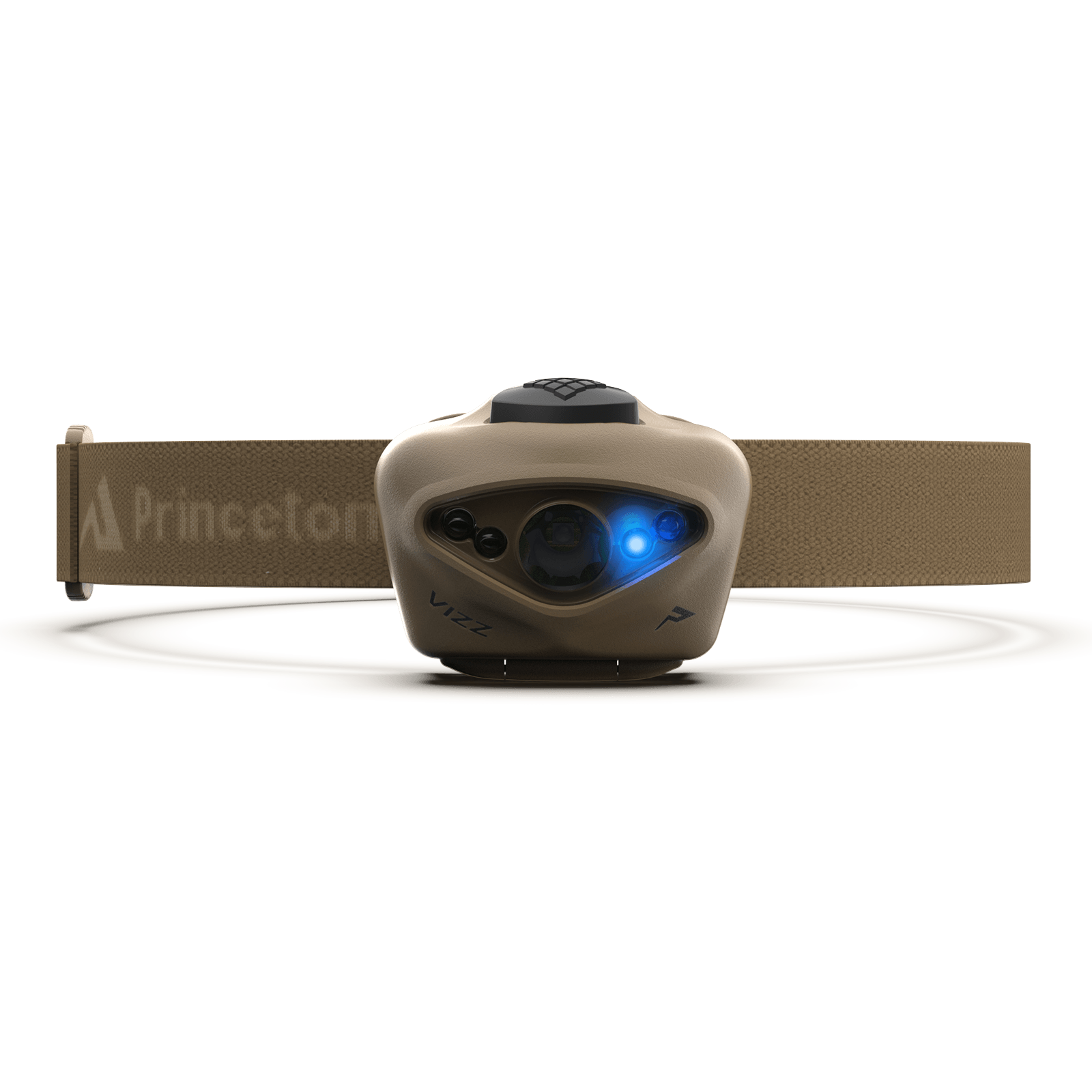 Princeton Tec Vizz 550 RGB Headlamp - 550 Lumens Ultra Bright LED Light with 33 Hours Runtime - Perfect for Camping, Hiking, Running & Outdoor Adventures
