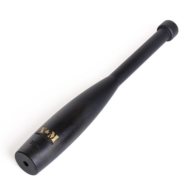 XM FITNESS Indian Steel Club 35lbs - Traditional Workout Mace for Strength Training, Home Gym & Functional Fitness | Perfect for CrossFit, Martial Arts & Full-Body Conditioning