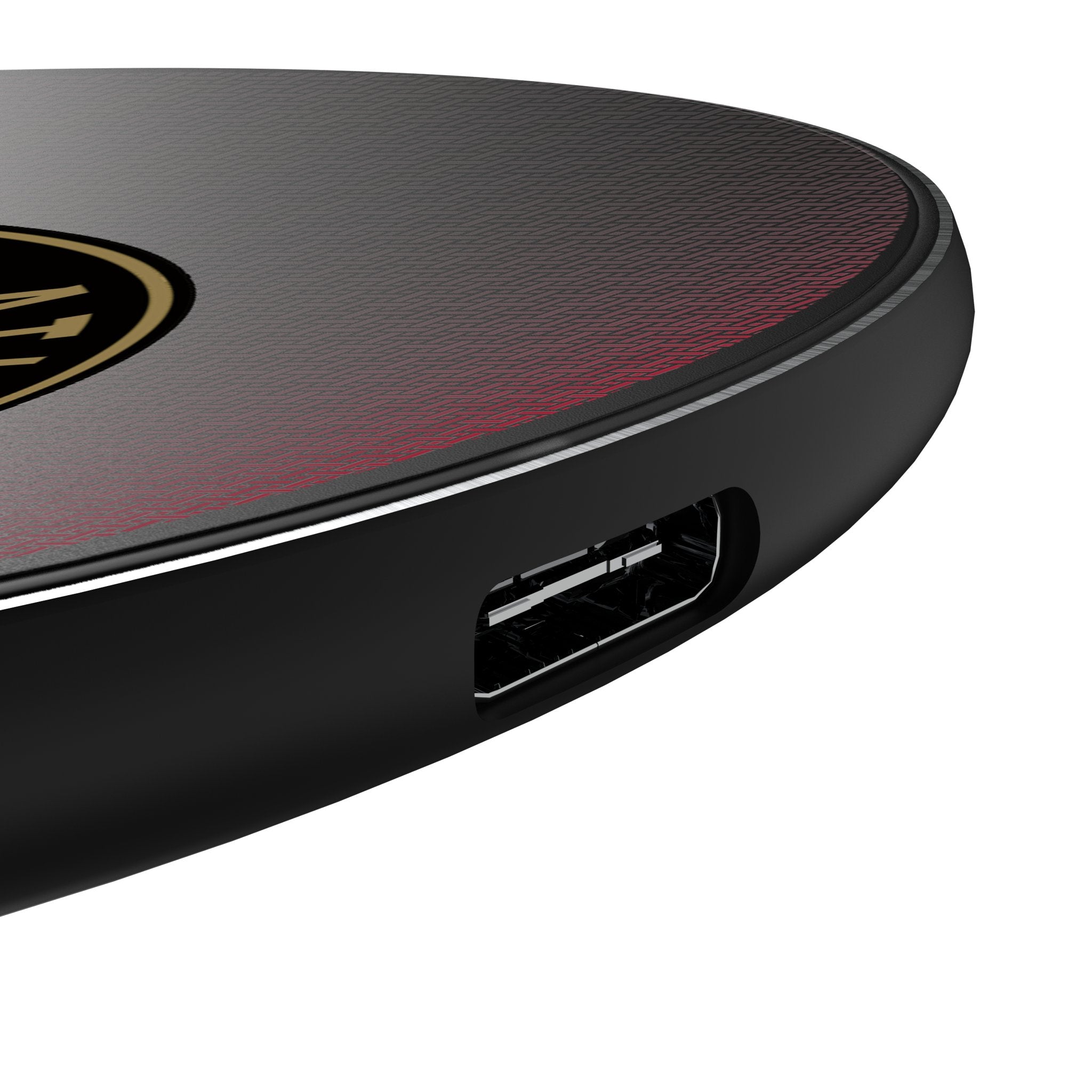 Atlanta United FC 15W Fast Wireless Charger - Qi Certified Phone Charging Pad for iPhone, Samsung, Galaxy - Perfect for Home, Office & Car Use