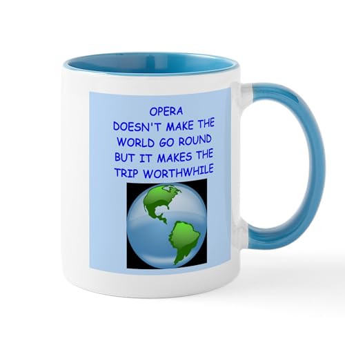 White/Blue Inside - Opera Mug
