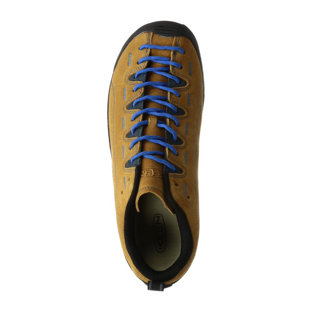 Men's Jasper Suede Sneakers - Comfortable Casual Shoes for Walking & Travel - Cathay Spice/Orion Blue - Regular Width - Perfect for Daily Wear, Office & Outdoor Activities