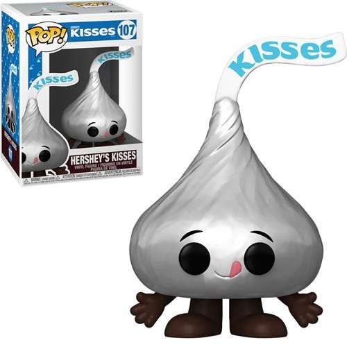 Funko Pop! Vinyl Figure - Hershey's Kisses Ad Icon Collectible #107 - Perfect for Chocolate Lovers & Pop Culture Collectors (Home Display, Office Decor, Gift for Candy Enthusiasts)
