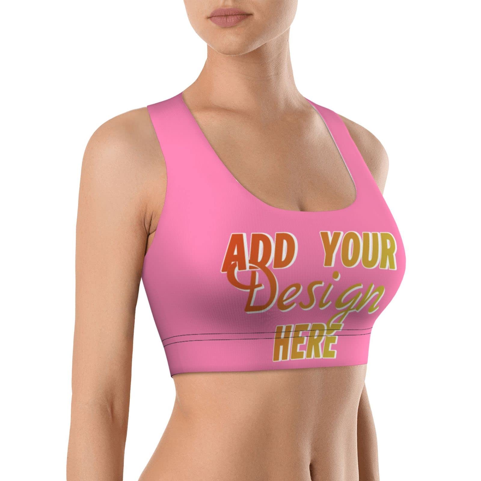 Custom Sports Bras with Photos - Design Your Own Personalized Workout Bras for Running, Gym & Yoga | Perfect for Fitness, Training & Active Lifestyles