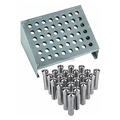 Premium 24-Piece R8 Collet Set (1/8