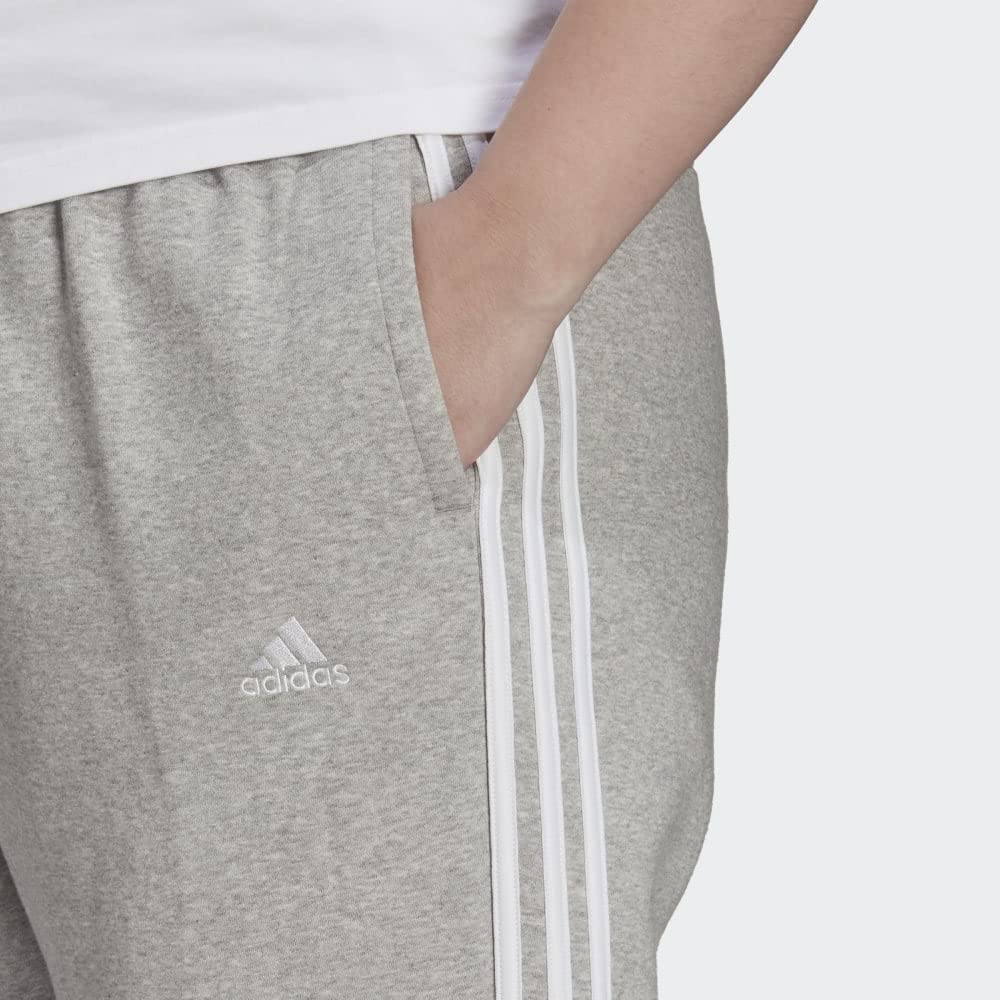Adidas Women's Essentials 3-Stripes Fleece Sweatpants - Soft Comfortable Lounge Pants for Yoga, Running & Casual Wear