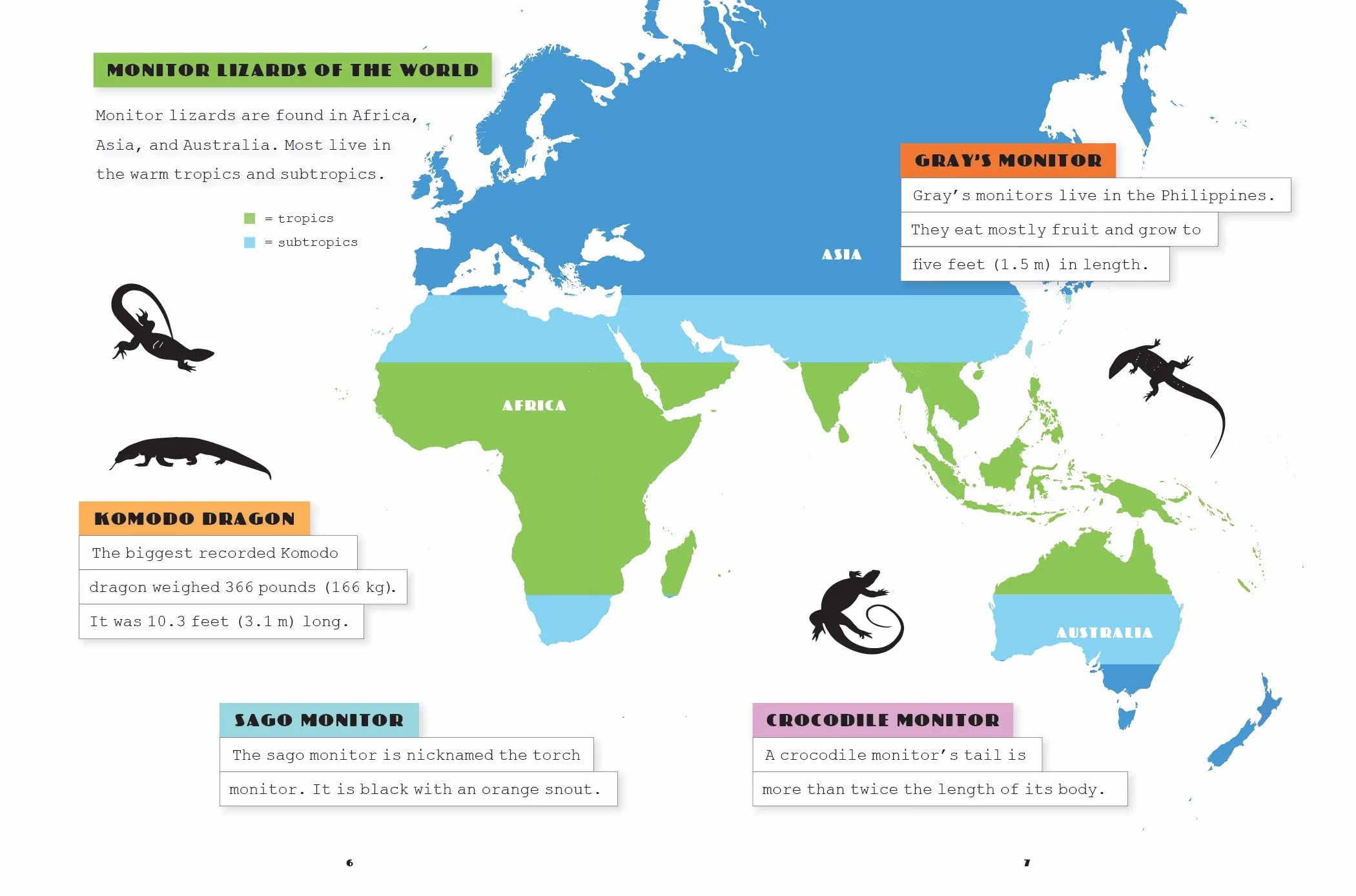 Monitor Lizards - X-Books Reptile Series | Facts, Habitat & Care Guide for Pet Owners & Reptile Enthusiasts | Perfect for Educational Use & Home Terrariums