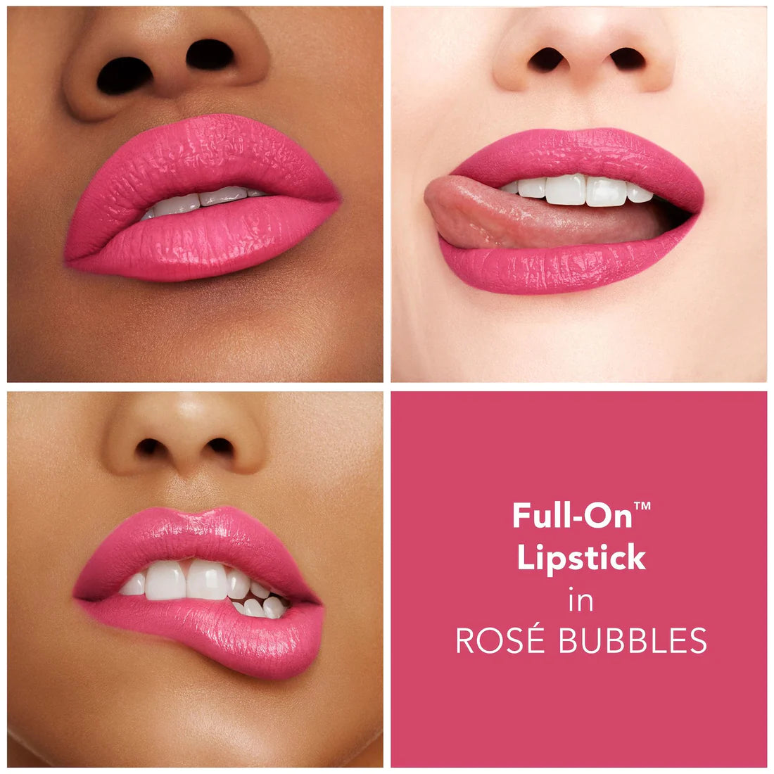 Full On™ Satin Lipstick - Long Lasting Hydrating Matte Lipstick with Vitamin E - Perfect for Everyday Wear, Date Night & Special Occasions