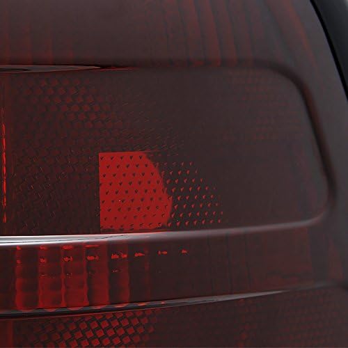AKKON Black Headlights & Dark Red Tail Lights Combo Set for Ford Crown Victoria - Replacement Pair with 2 Bulb Sockets | Perfect for Night Driving & Car Upgrades