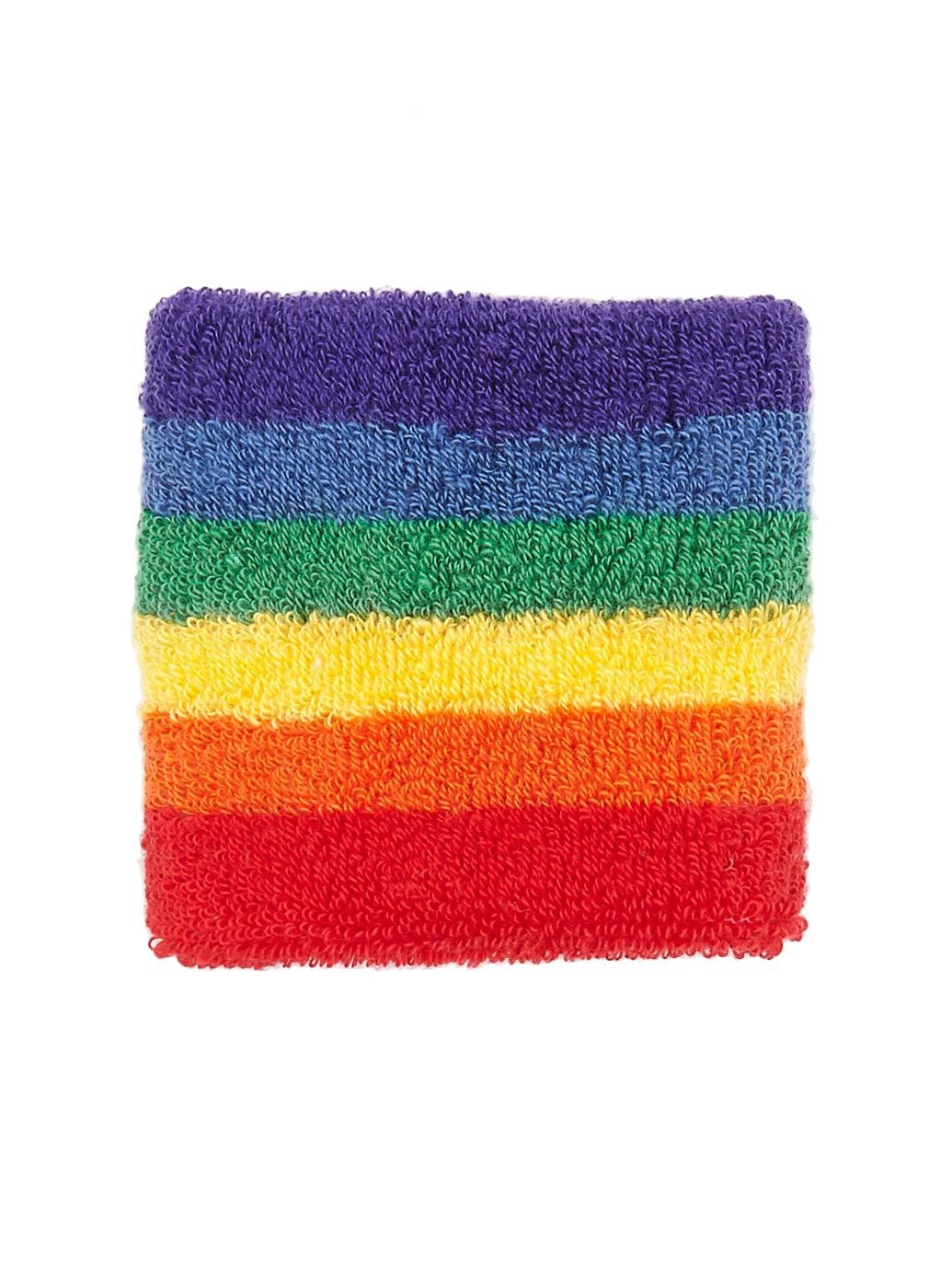 American Apparel Rainbow Loop Terry Wristband - Colorful Cotton Sweatband for Sports & Fitness - One Size Fits All - Perfect for Running, Yoga, Gym & Outdoor Activities