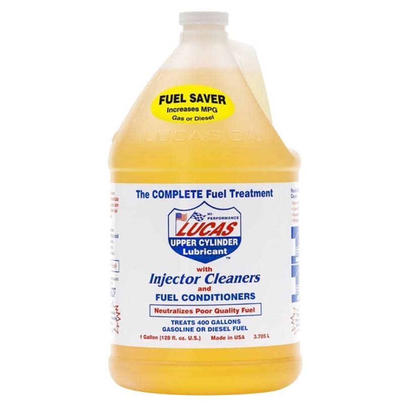 Lucas Oil Diesel and Gasoline Fuel Treatment - 1 Gallon (Case of 4) | Improves Engine Performance, Cleans Fuel Injectors | Ideal for Trucks, Cars, and Heavy Equipment