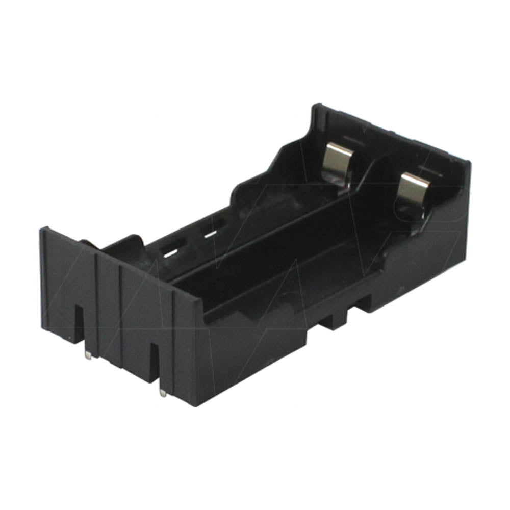 2 x 18650 Battery Holder for Lithium Ion Batteries - Secure Storage & Easy Access for Flashlights, Vape Mods & DIY Electronics Projects
