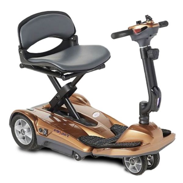 EV Rider Transport AF+ Deluxe Folding Electric Scooter for Adults - Portable Commuter Scooter with Long Battery Life - Perfect for Urban Travel, Campus, and Last-Mile Transportation