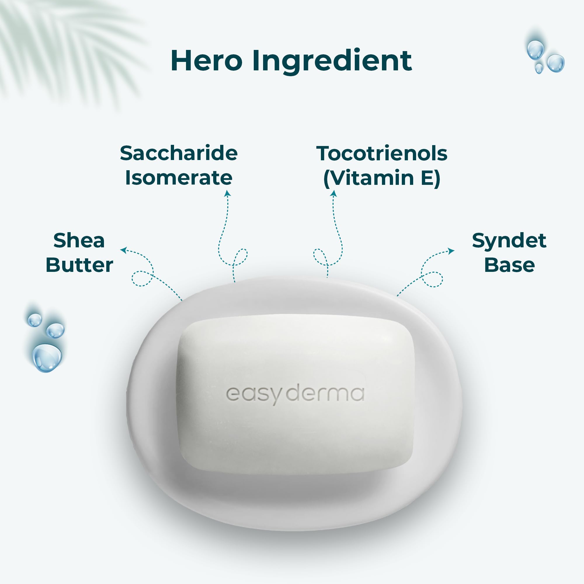 Easyderma Moisturizing Bath Soap for Dry & Rough Skin - Pack of 2 | pH 5.5 Balanced with Shea Butter & Vitamin E | Hydrating Body Cleanser Bar for Men & Women | Perfect for Sensitive Skin Care & Daily Shower Use