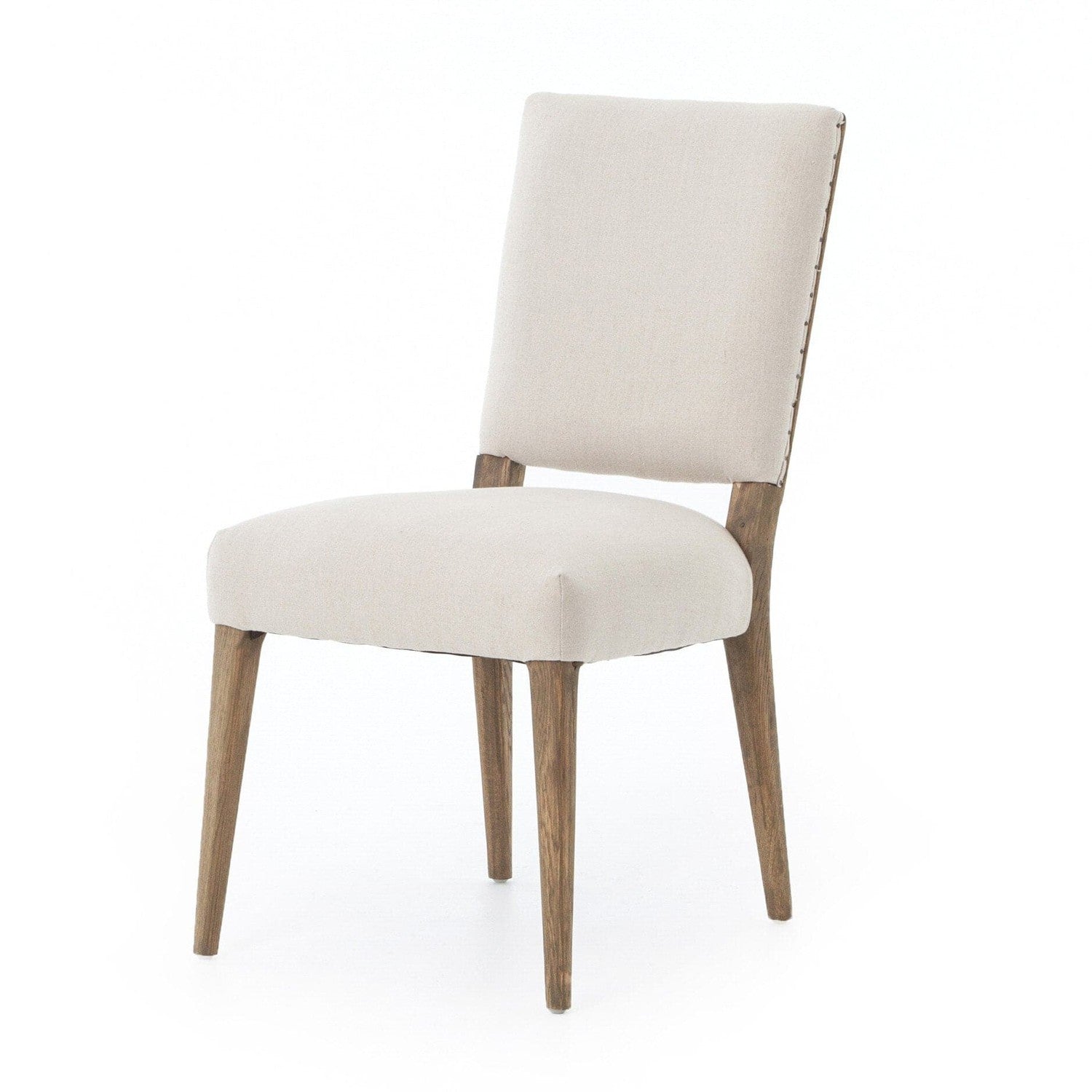 Anouk Modern Dining Chair - Dark Linen Upholstery - Comfortable & Stylish for Kitchen, Dining Room, or Breakfast Nook