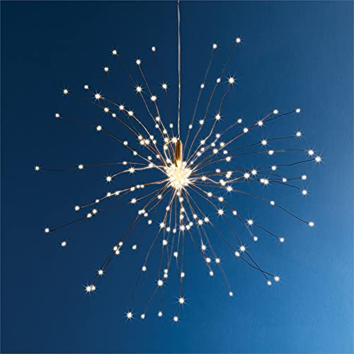 Napa Garden Collection - 18 Inch White LED Starburst Lights for Outdoor & Indoor Decor - Napa Night Sky Large String Lights - Perfect for Patio, Garden, Wedding & Party Decorations