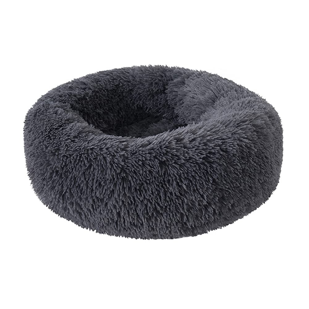 Premium Plush Round Dog Bed & Cat Bed - Super Soft Kennel, Sleeping Bag & Lounger - Winter Warm Pet Sofa Basket for Small, Medium & Large Dogs (27