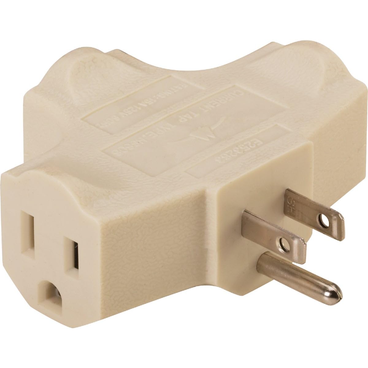 Bulk Multi Outlet Tap Adapter - 6 Way Power Splitter with Surge Protection for Home Office & Travel - Expand Electrical Outlets for Laptop, Phone Charger, Lamp & More