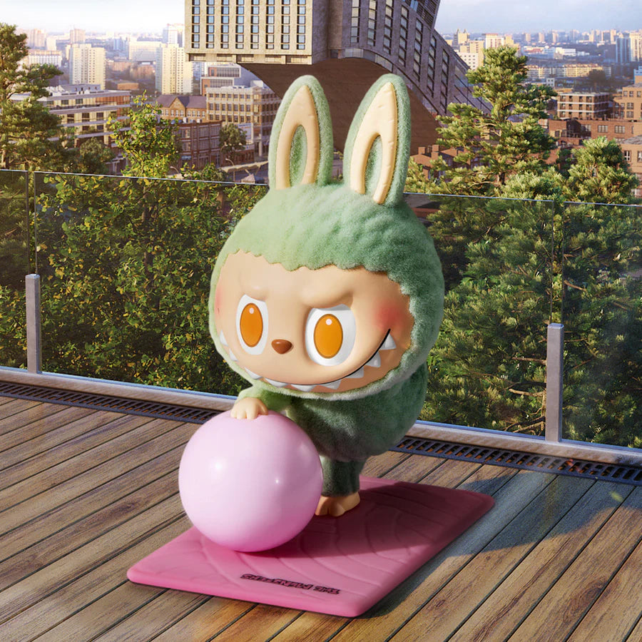 POP MART The Monsters Lazy Yoga Series Blind Box - Cute Collectible Vinyl Figures for Home Decor, Office Display & Gift Giving