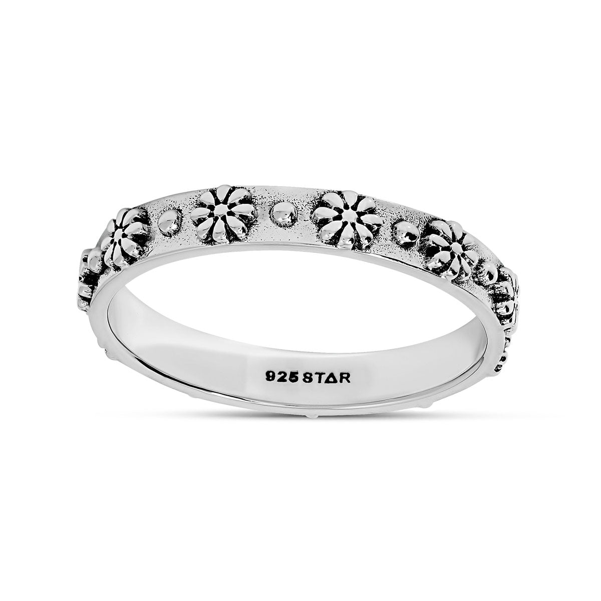 Wild Flower Ring - Dainty Floral Jewelry for Women, Nature-Inspired Boho Style, Perfect for Weddings, Parties & Everyday Wear