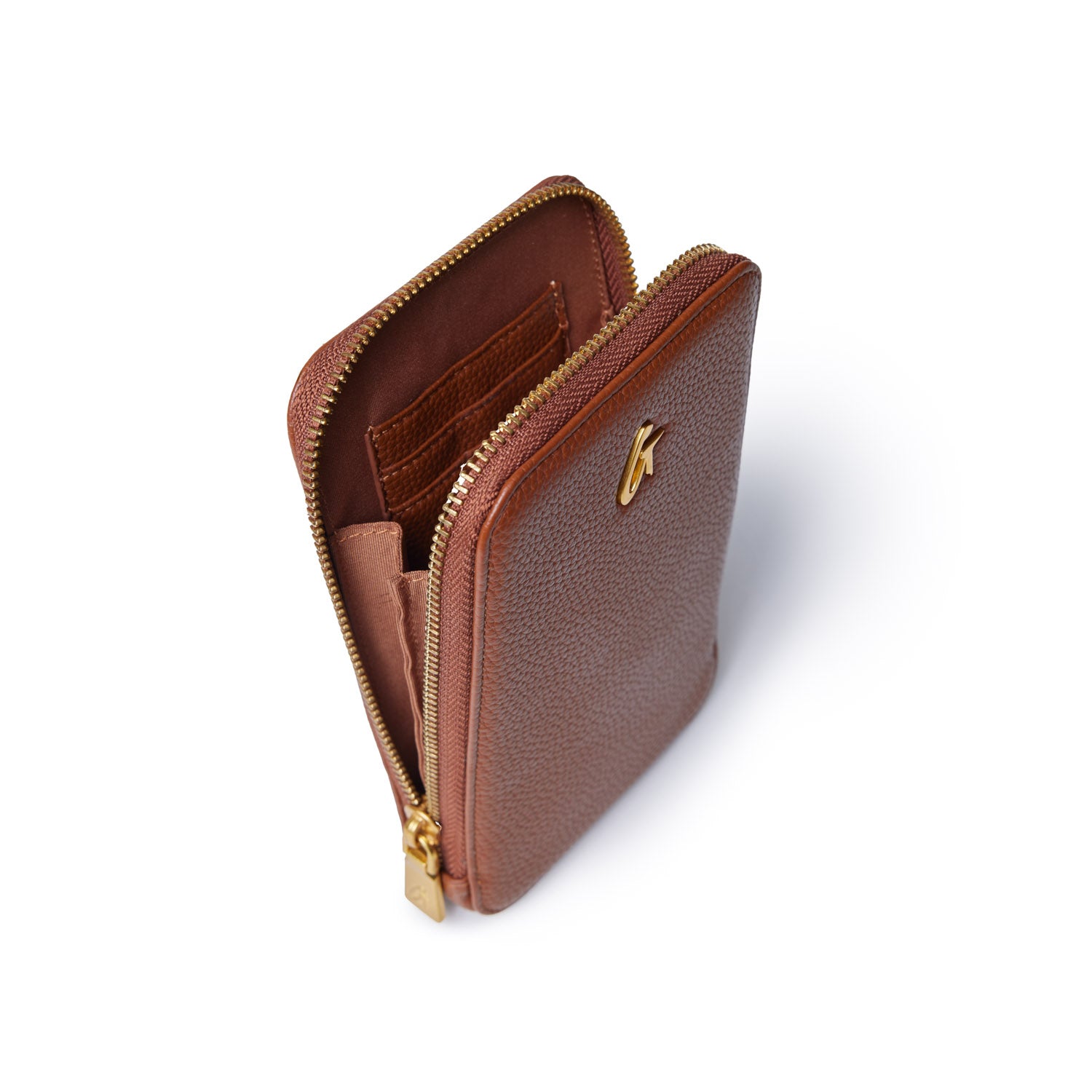 Pebble Phone Crossbody Bag - Brown Leather Small Crossbody Purse for Women | Perfect for Travel, Shopping & Everyday Use