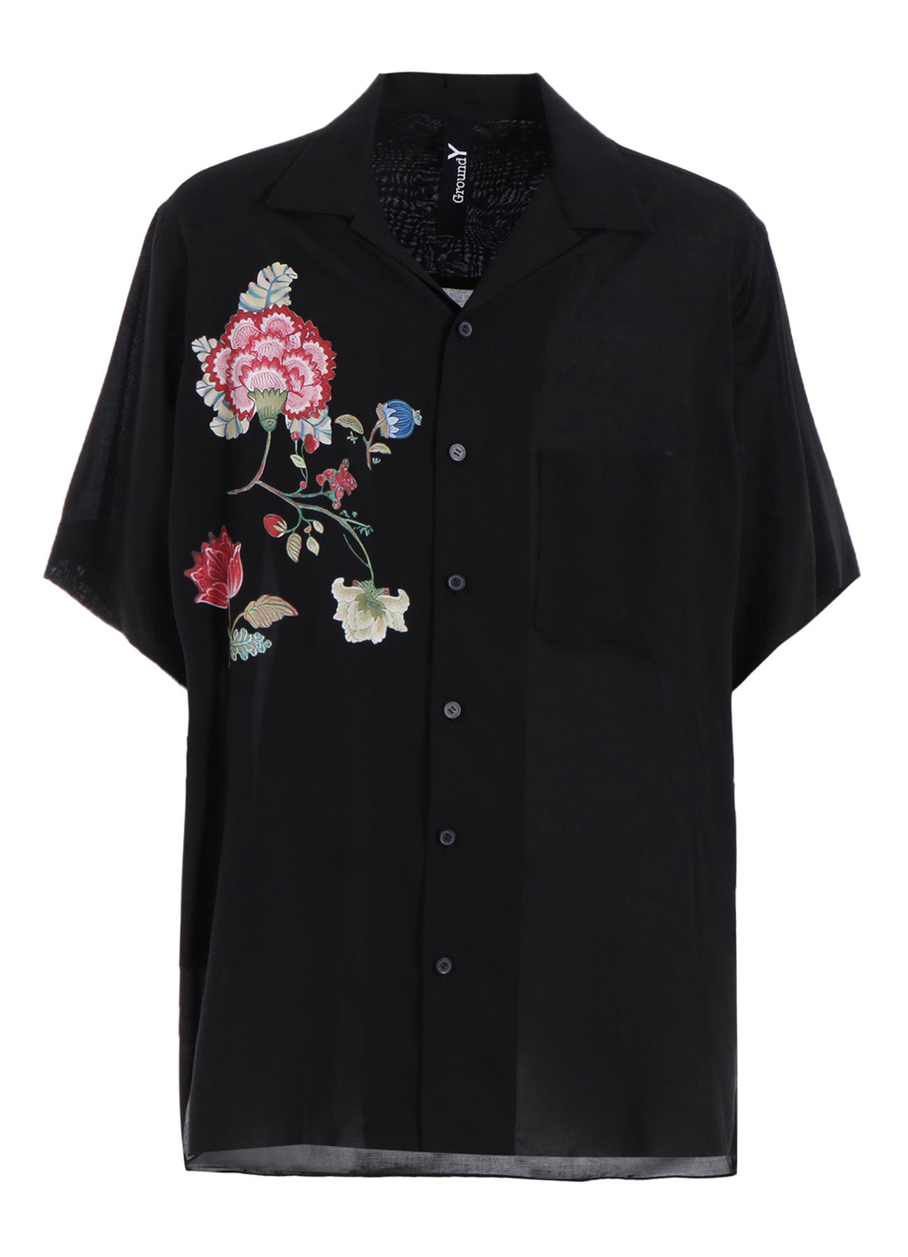 Hawaiian Aloha Shirt - 100% Cotton Chinese Floral Print Casual Button Down Shirt for Men - Perfect for Beach Vacations, Summer Parties & Tropical Getaways