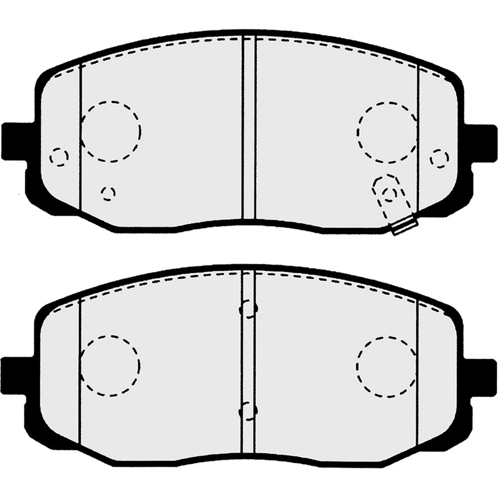 JAKOPARTS Premium Brake Pad Set for Cars & Trucks - High Performance Disc Brake Pads - Perfect for Daily Commuting, Highway Driving & Off-Road Adventures