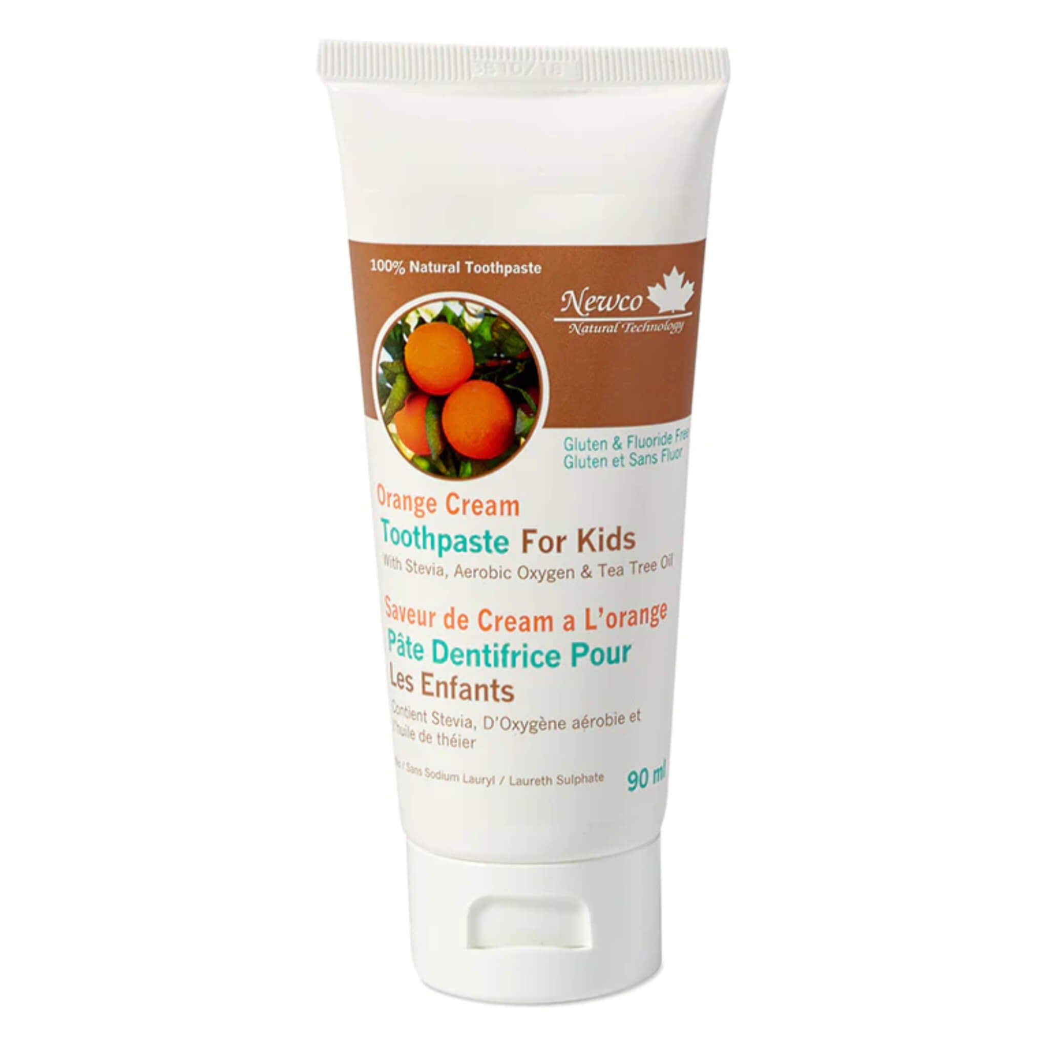 Natural Kids Toothpaste for Cavity Prevention - Safe & Fluoride-Free for Children's Oral Care - Perfect for Daily Brushing & Travel