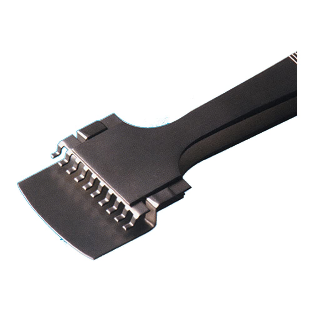 Rubis Wafer Tweezer Style 43 LB-10 - 10 Teeth Precision Tweezer for Semiconductor & Electronics - 190mm Stainless Steel SA - Ideal for Lab, Cleanroom & Microchip Handling