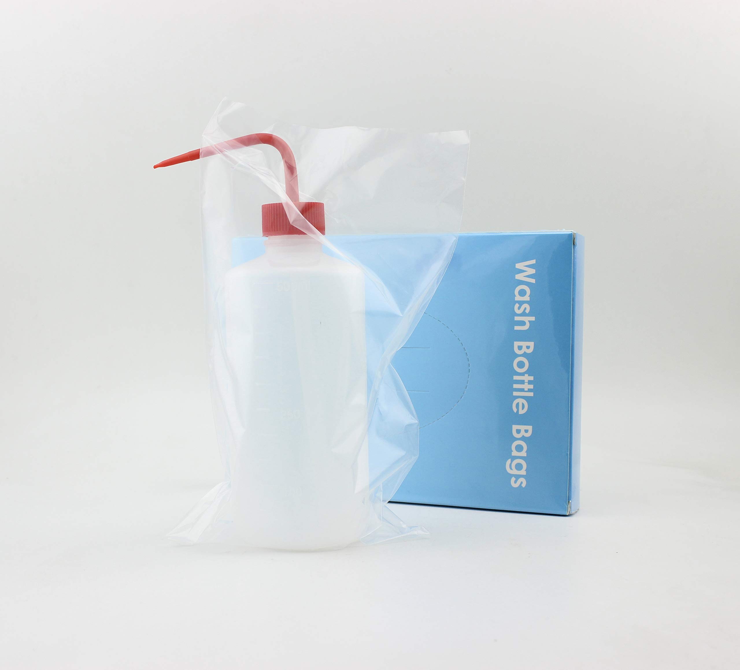 Disposable Tattoo Wash Bottle Bags - 250pcs Clear Squeeze Cover Sleeves for Tattoo Artists | Hygienic Tattoo Equipment Protection for Ink Bottles & Tools