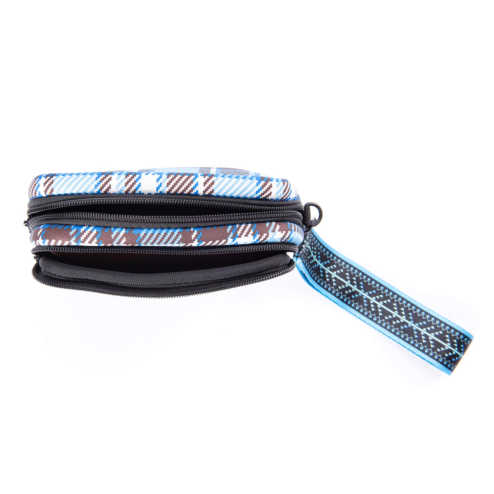 Luvo Neoprene Wristlet Clutch Bag - Slim Phone Holder Pouch for iPhone & Samsung - Perfect for Gym, Running, Travel & Everyday Use