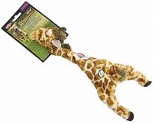 SPOT Mini Skinneeez Stuffless Dog Toy with Squeaker - Soft Plush Giraffe Tug of War Squeak Toy for Small & Large Dogs | Interactive Chew Toy for Puppies & Adult Dogs | Perfect for Indoor Play, Training & Bonding Time