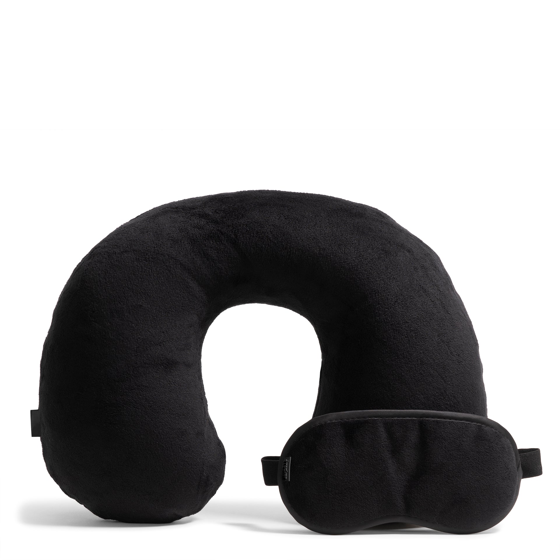 Comfortable Travel Pillow and Soft Eye Mask Set with Pouch - Perfect for Airplane, Car, and Office Naps - Travel Essentials for Long Flights and Relaxation