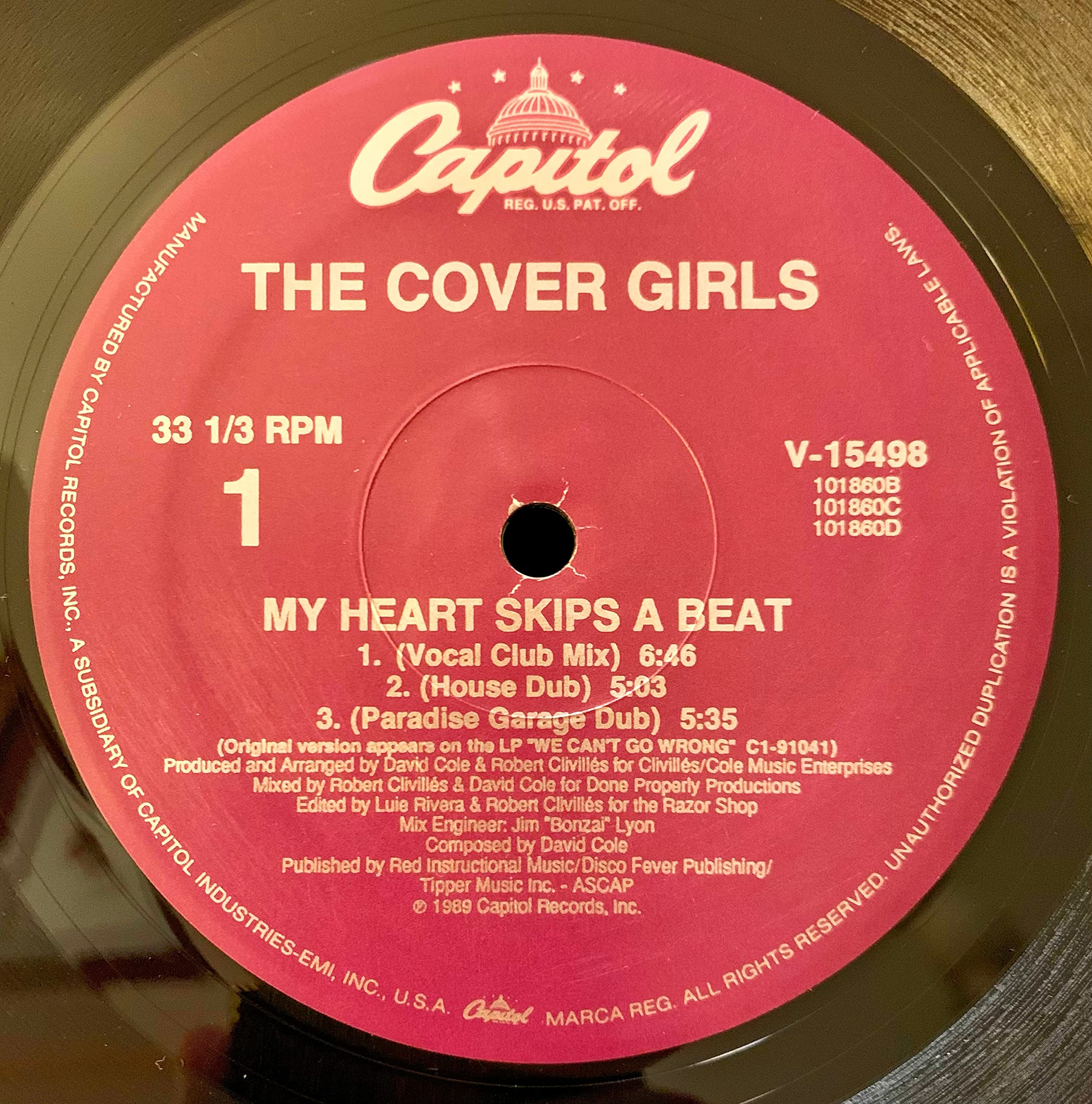 My Heart Skips a Beat (US, 6 Versions) - Vinyl Maxi Single [12''] - Perfect for DJ Sets, Vinyl Collectors, and Retro Music Enthusiasts