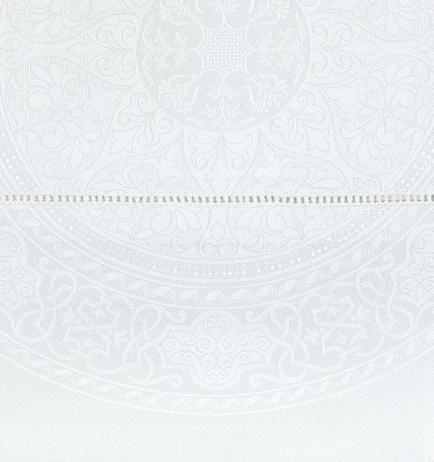 SFERRA Giza 45 Luxury 100% Egyptian Cotton Medallion Sham - Premium Pillowcase for Bedroom Decor & Hotel Style Bedding