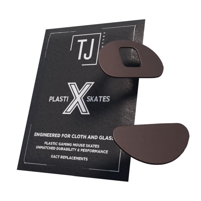 TJ Exclusives PlastiX Xact Replacements for Zowie U2 Wireless, FK2 DW, ZA13 DW, S2 DW Gaming Mice - Premium Grip & Durability for Esports & Competitive Gaming