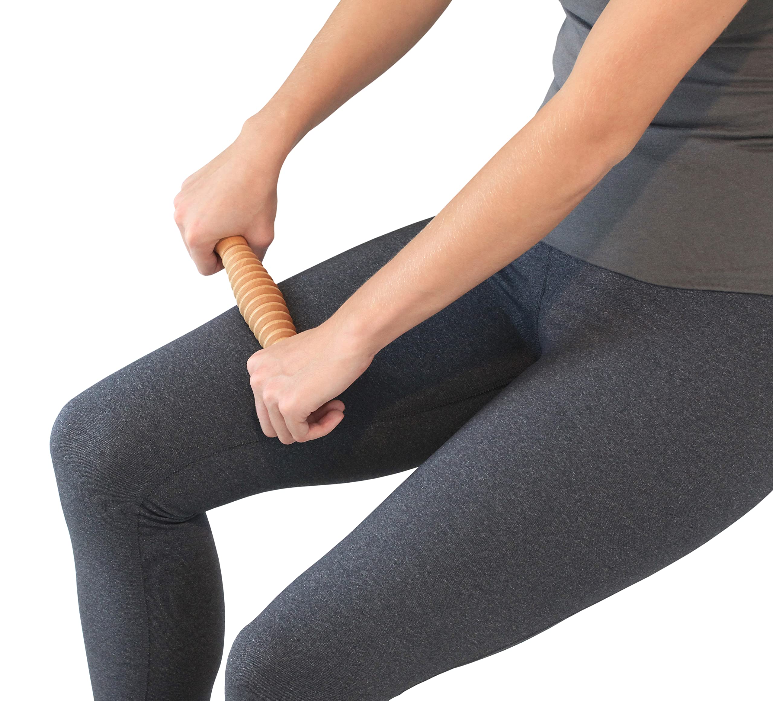 Wooden Foot Roller for Plantar Fasciitis Relief - 2 Pack Acupressure Massager for Foot Pain, Stress Relief & Improved Circulation - Perfect for Home, Office & Post-Workout Recovery